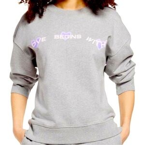BP NWT Sweatshirt Pullover Long Sleeve Size Small Love Begins Within